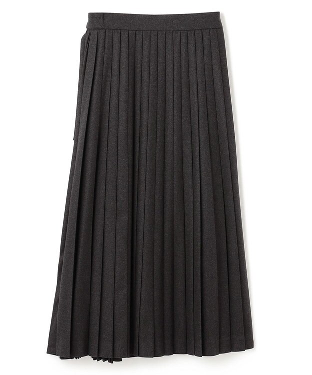 BEIGE， 【10th Anniversary】FLANNEL / プリーツスカート C Gray