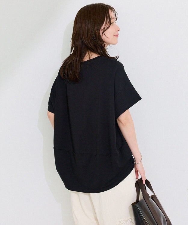 Green Parks 超冷感コクーンカットプルオーバー Black