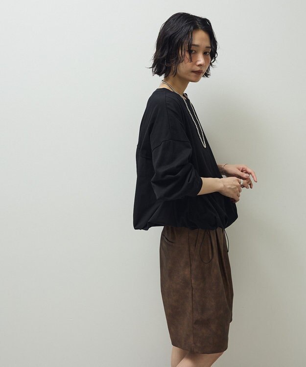 Green Parks バルーンドッキングプルオーバー Black