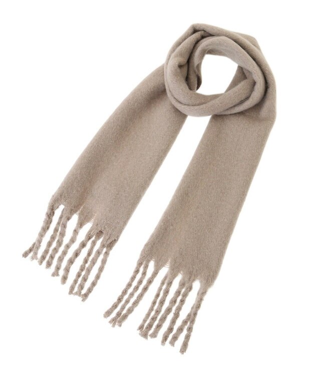 Green Parks ボリュームカラーマフラー Light Beige