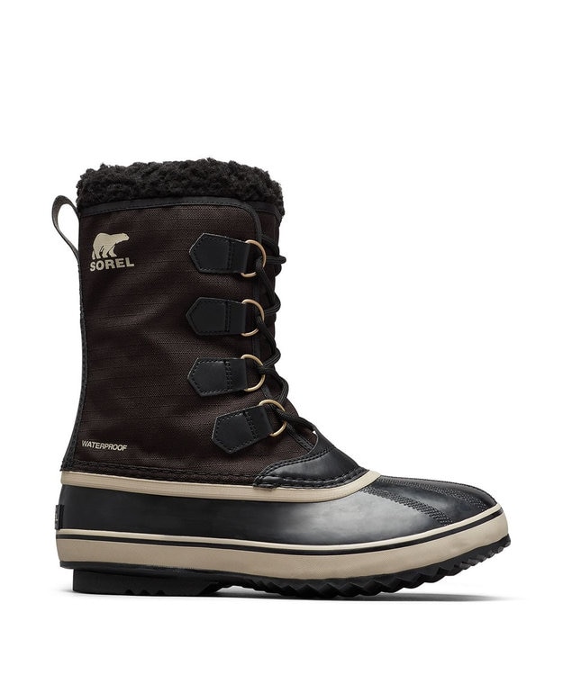 SOREL SOREL/ 1964 パックナイロン ウォータープルーフ /ソレル Black、 Ancient Fossil