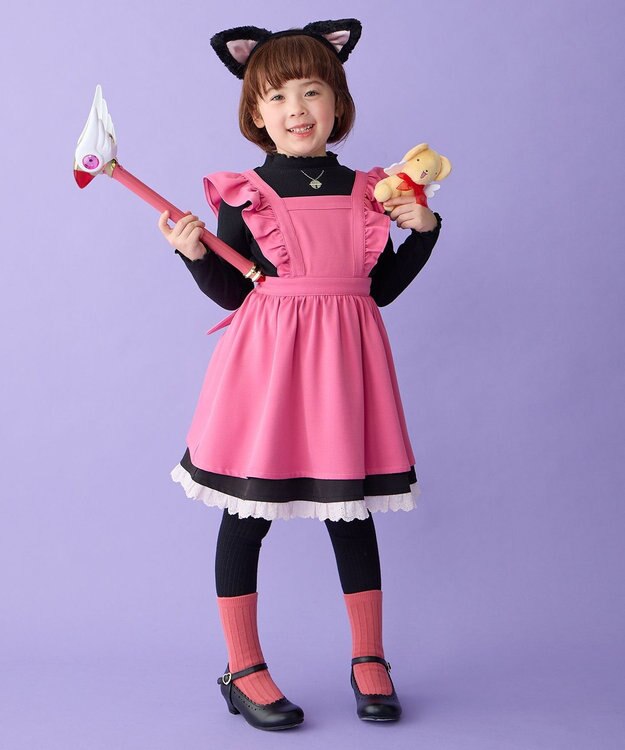 ANY KIDS 【カードキャプターさくら×any FAM】コスチューム風セット (クロウカード編) ピンク