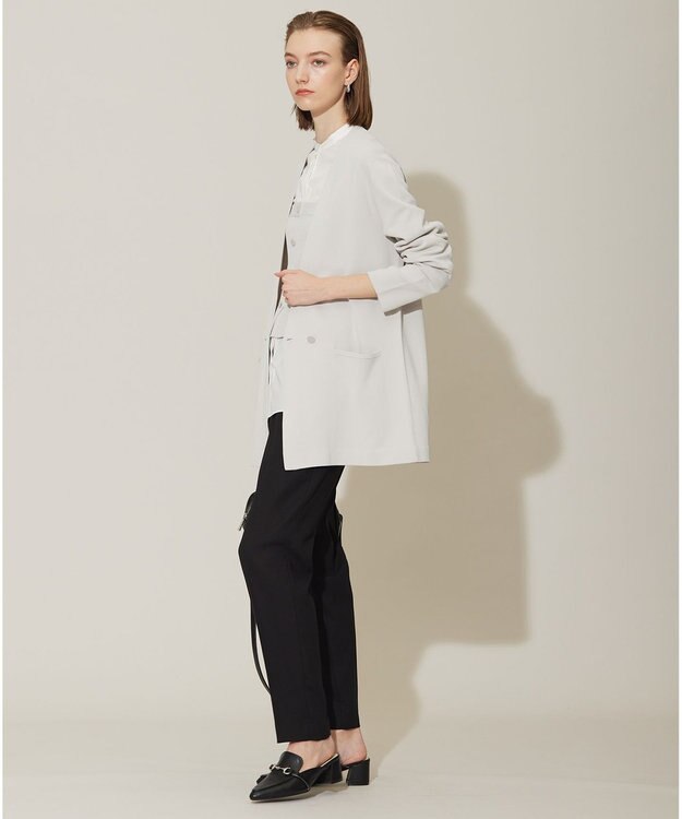 ICB 【洗える】ハイゲージスムース ニットジャケット トープ系