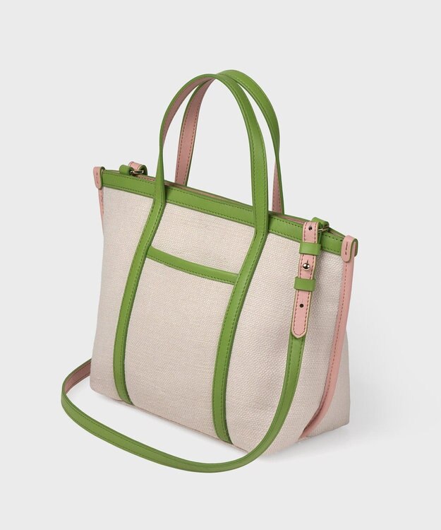 Paul Smith PSカラーミックスSS26 2WAY ミニトートバッグ エクリュ