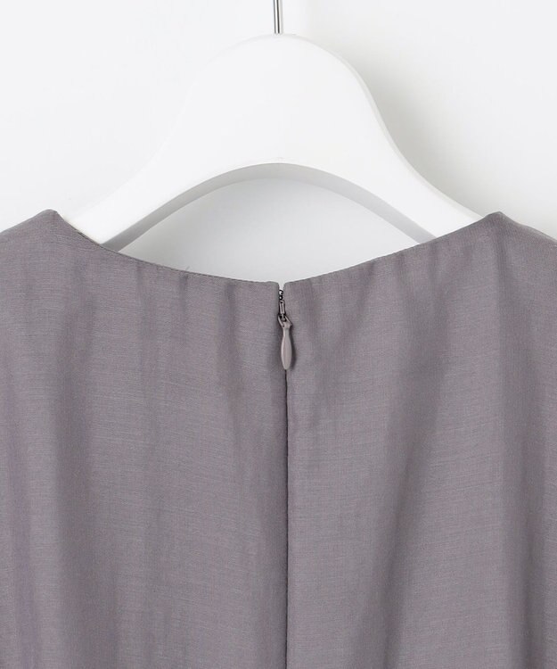 J.PRESS LADIES 【洗える】ブライトスパンボイル ワンピース グレージュ系