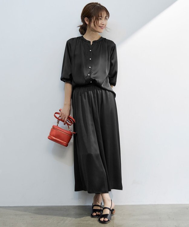 自由区 【WEB限定カラーあり・2WAY】ヴァニティミニ バッグ ダークオレンジ