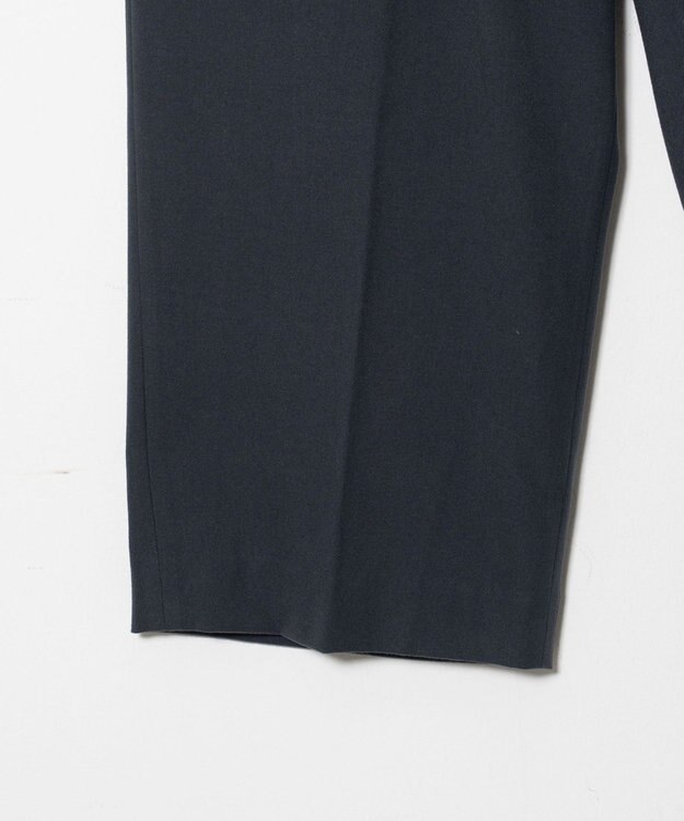 WEGO 起毛TR ワイドストレートスラックス ブルーその他