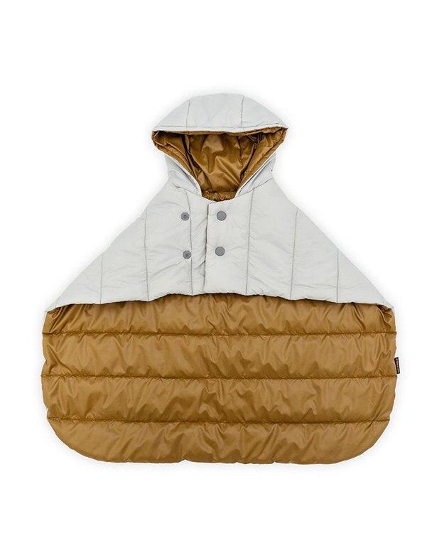 PET PARADISE ペットパラダイス フード付 防寒 ブランケット 大 グレー