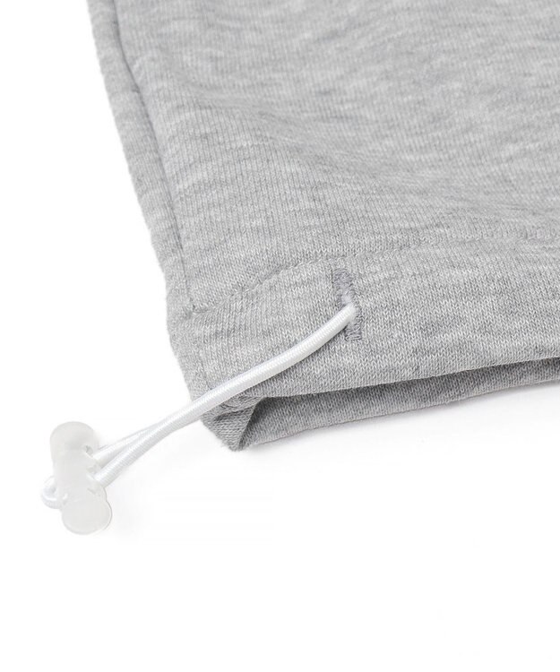 WEGO 【ウエストゴム】リボンカーゴスウェットパンツ 杢グレー