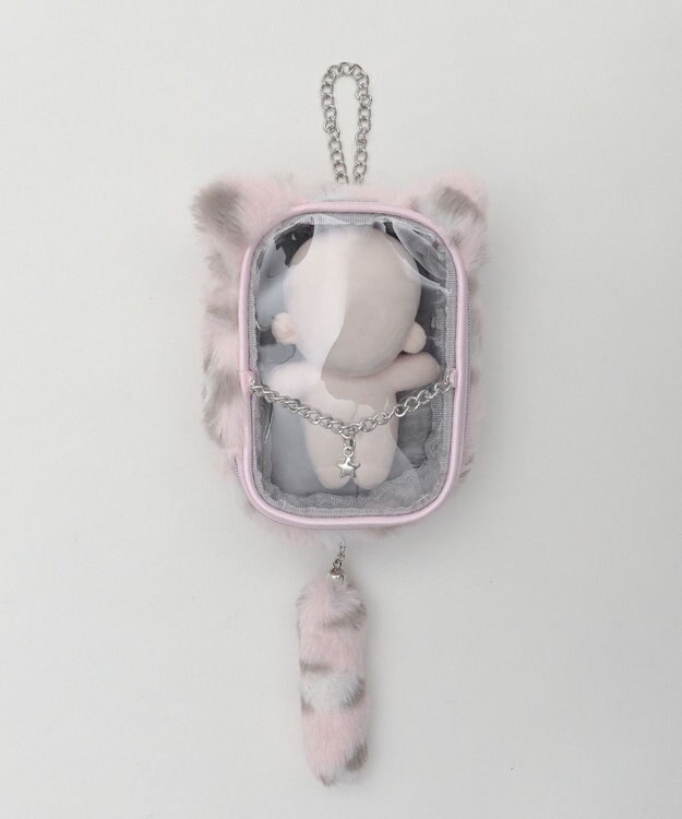 WEGO 【痛バ＆推し活グッズ】なりきりネコぬいポーチ 柄1