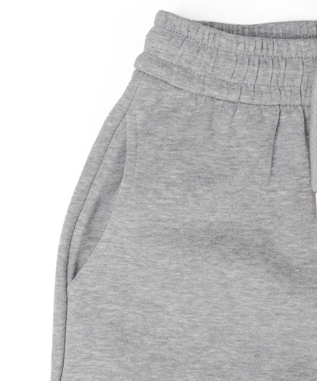 WEGO 【ウエストゴム】リボンカーゴスウェットパンツ 杢グレー