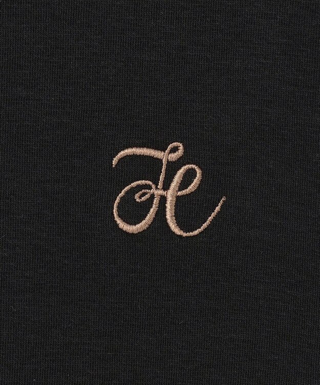 Feroux アイコン刺繍 ダンボール パーカー ブラック系