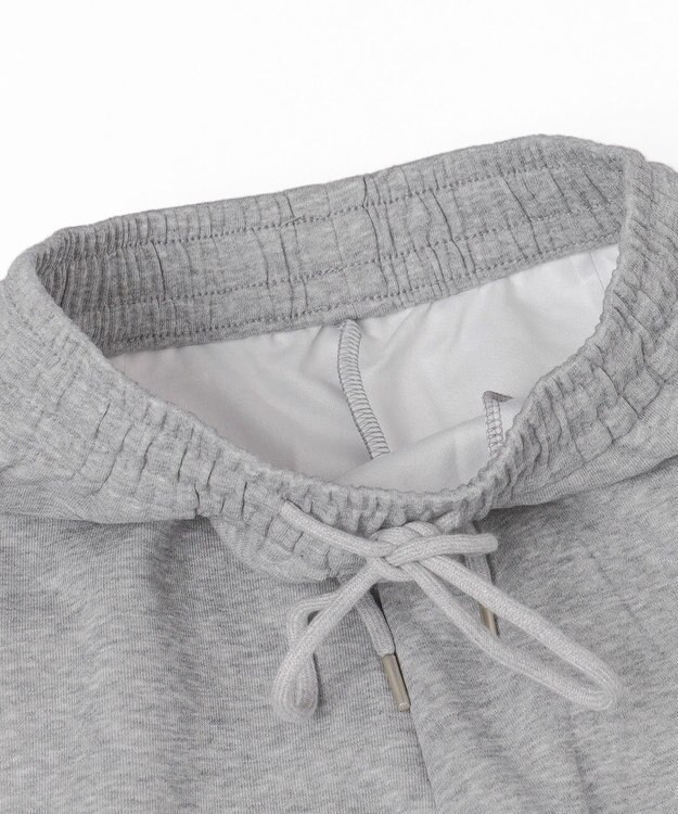 WEGO 【ウエストゴム】リボンカーゴスウェットパンツ 杢グレー