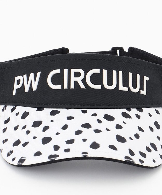 PW CIRCULUS 【UNISEX】ロゴ サンバイザー ブラック系