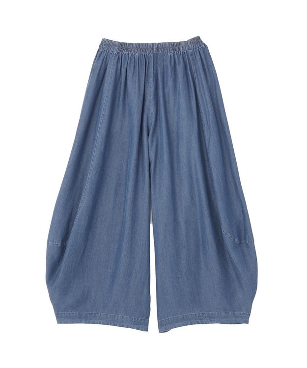 YECCA VECCA デニムコクーンドレープパンツ Indigo