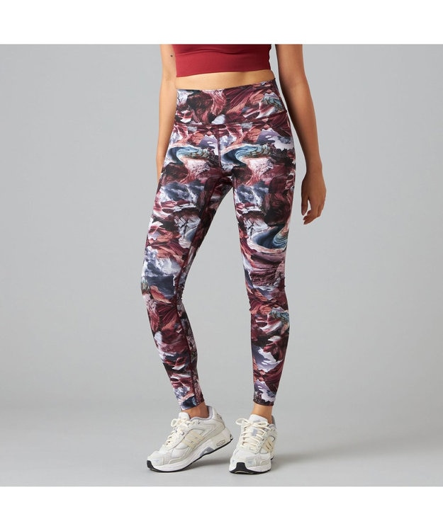 Chacott Chacott BALANCE nergyWave プリントレギンス アンティックローズプリント