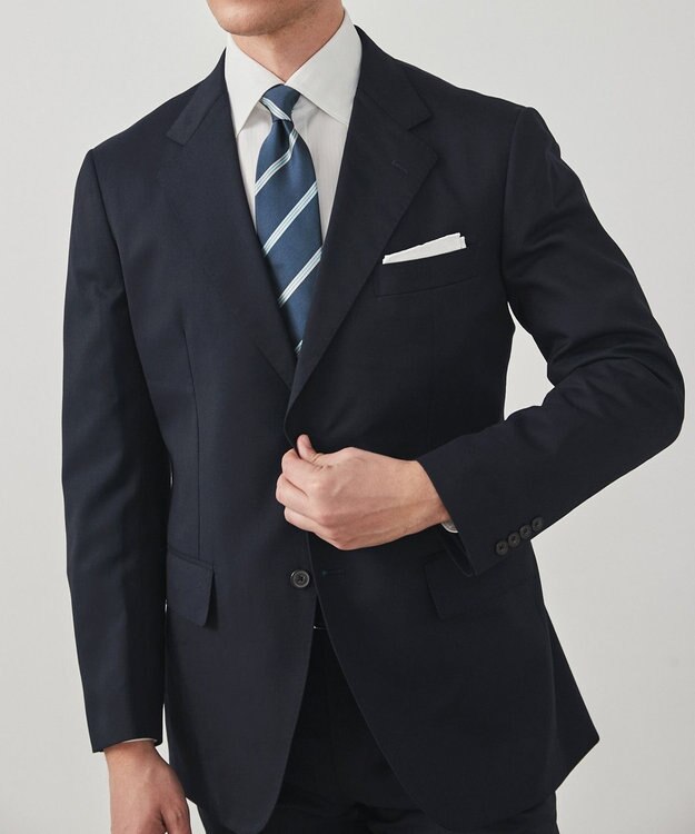 GOTAIRIKU GOTAIRIKU別注【日本製】シルク ネクタイ_ストライプ サックスブルー系1