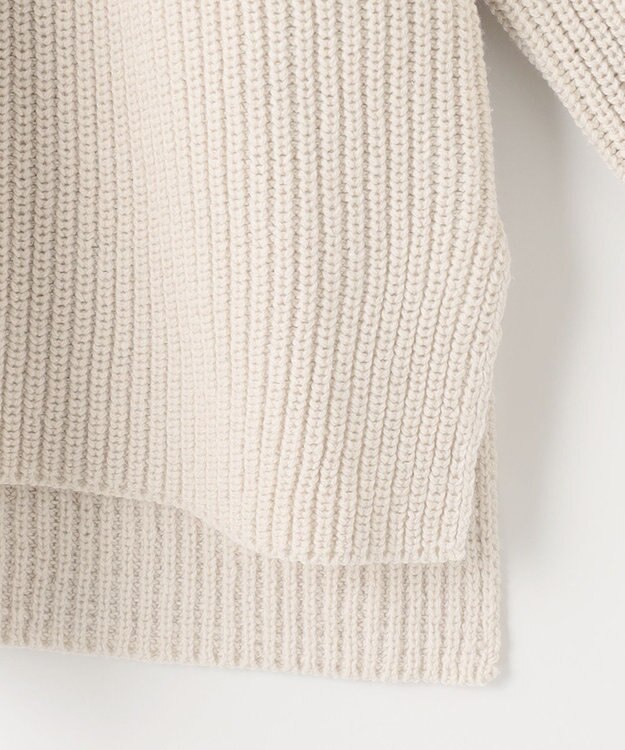 UNFILO 【洗える】スプリングコットンニット エクリュ