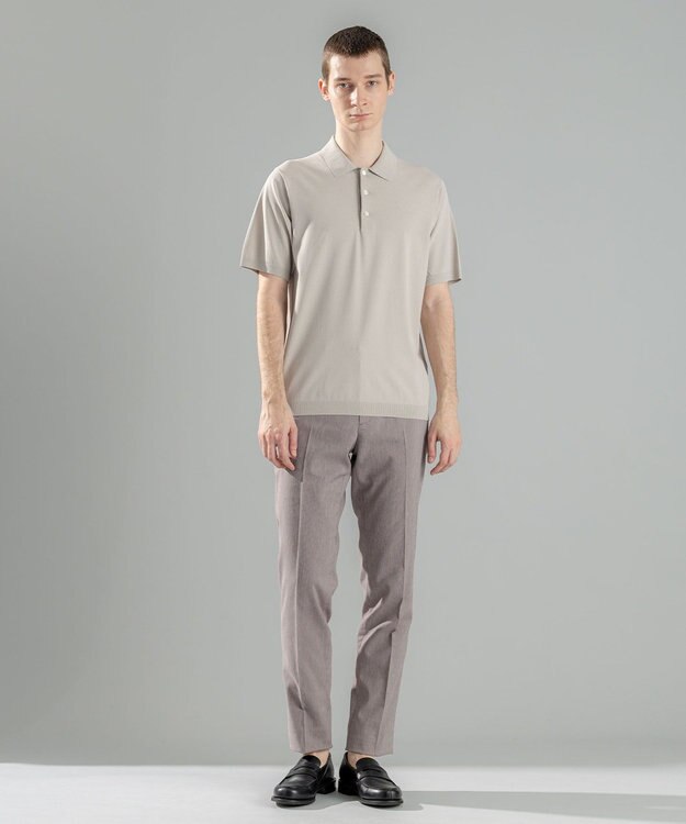 JOSEPH HOMME 【WEB限定カラーあり】【洗える/ストレッチ】リュクスレーヨン　ポロニット アイボリー系