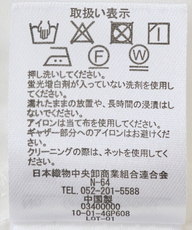 Green Parks ピンタックブラウス White