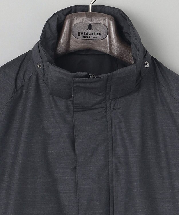 GOTAIRIKU 【ON/OFF兼用】ルミレットウール_スプリングフーデットパーカー グレー系