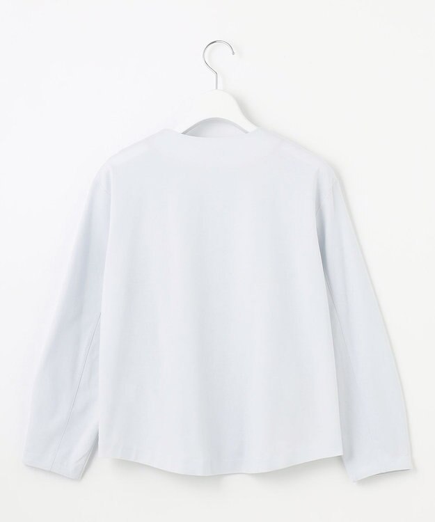 J.PRESS LADIES ハイゲージポンチ カーディガン ライトサックス系