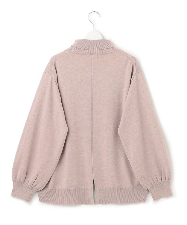 J.PRESS YORK STREET 【WOMEN】ロールネックプルオーバー ピンク系