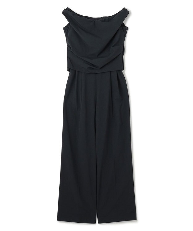 BEIGE， 【接触冷感/UVカット/洗える・anan 2451号掲載】YANN / オフショルダーオールインワン Black