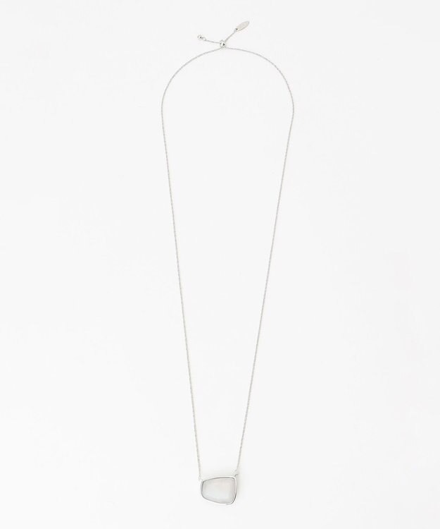 自由区 【長さ調節可】リバーシブルネックレス シルバー系