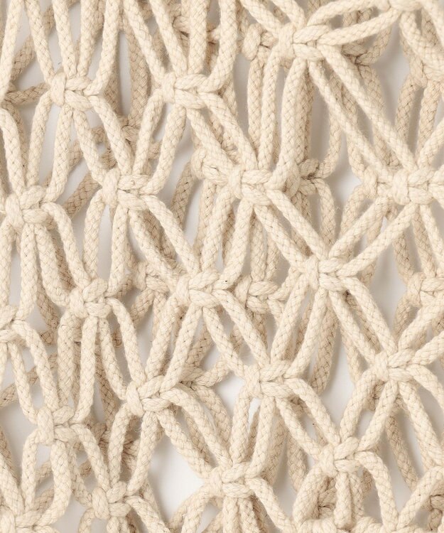 uncrave マクラメニット 2WAYキャミソール ナチュラル