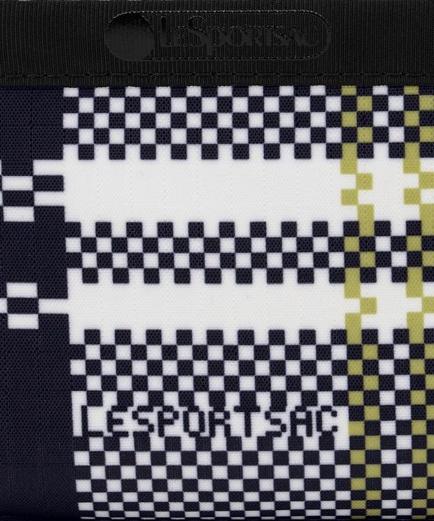 LeSportsac TECH WALLET WRISTLET/ピクセルスクランブルチェック ピクセルスクランブルチェック