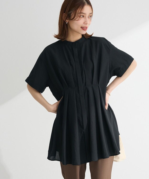 Green Parks ウエストタックシャツチュニック Black