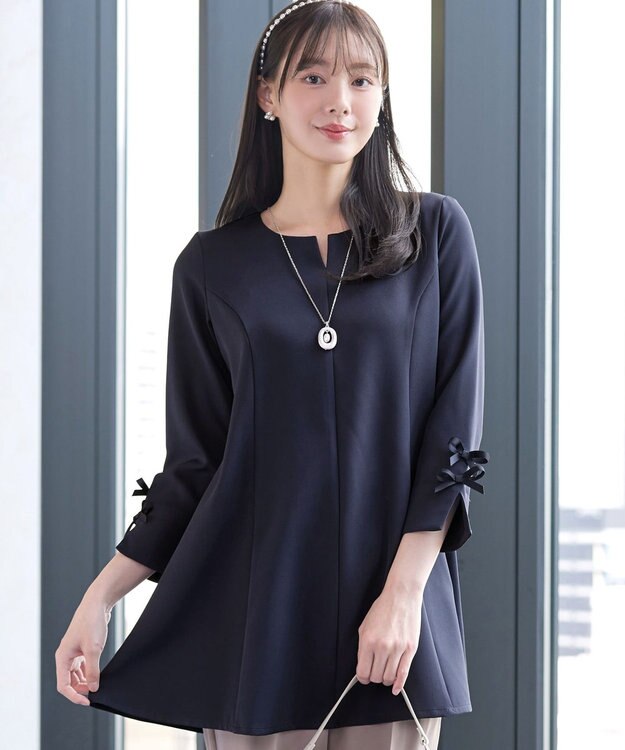 Tiaclasse 【安田美沙子さん着用・2way】オーバルパールロングネックレス シルバー