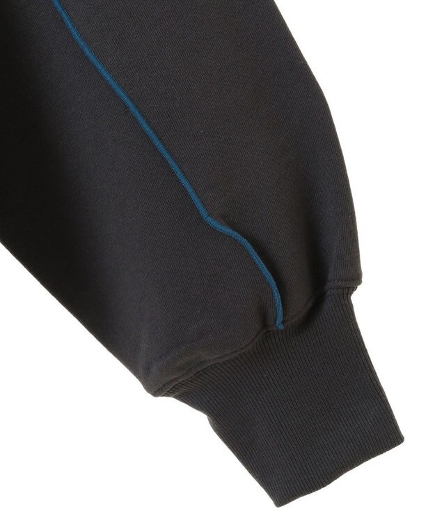 earth music&ecology 配色ルーズチュニック Charcoal Gray