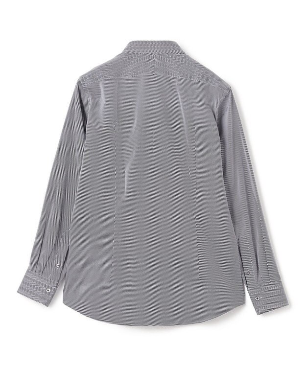 JOSEPH HOMME クレイジーツイルへリンボン　イタリアンカラーシャツ ブラック系1