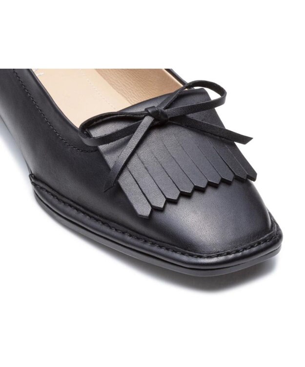 REGAL FOOT COMMUNITY 【リーガルレディース】F85R キルトフラットシューズ フラットシューズ ブラック