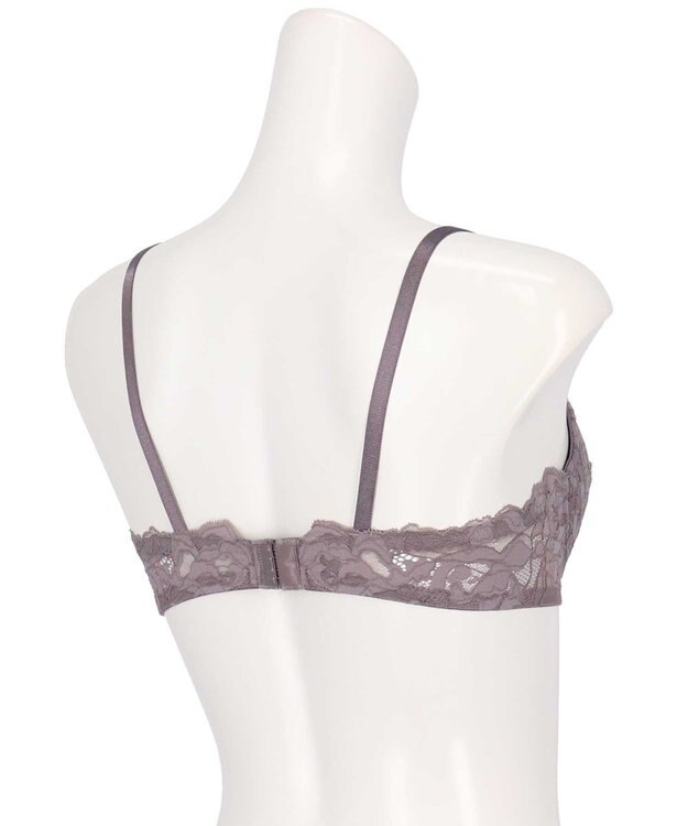 une nana cool リボンブラレース　胸もとフィットながもち～動いてもキレイはつづく～ ブラウン