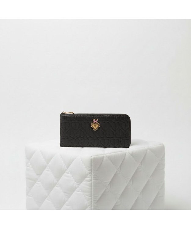 ANNA SUI ドリーミー Lファスナー長財布 クロ