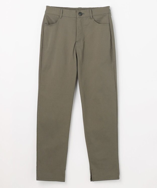 ANY L 【ウエストゴム】7days裏起毛テーパードパンツ カーキ