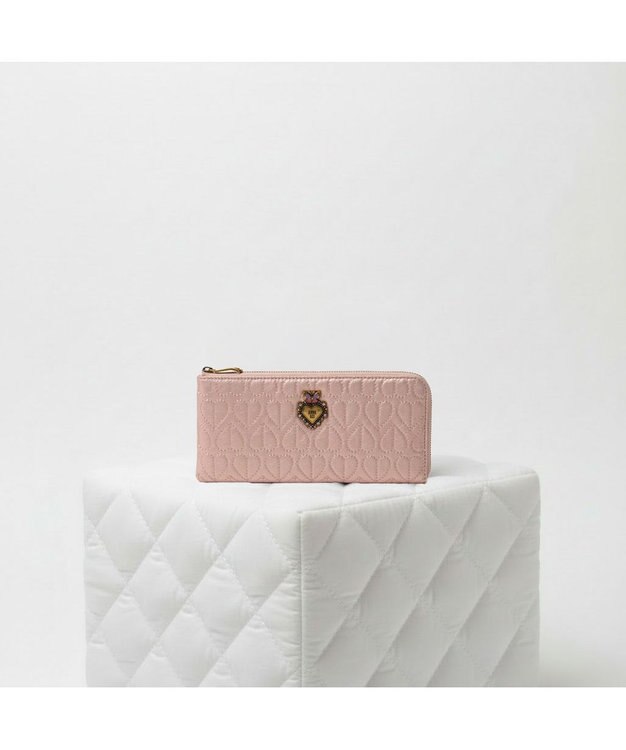 ANNA SUI ドリーミー Lファスナー長財布 ピンク