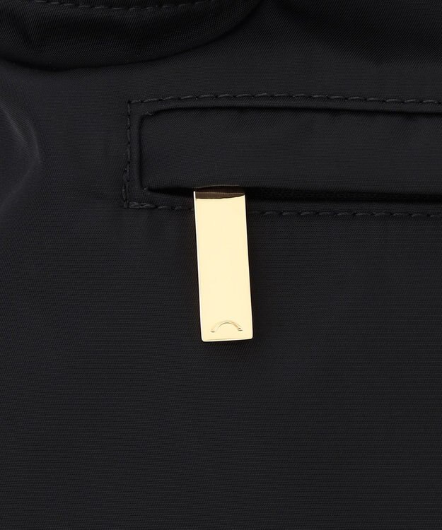 LA BAGAGERIE ツイルナイロン×エナメル 2WAYトートバッグ Sサイズ ブラック