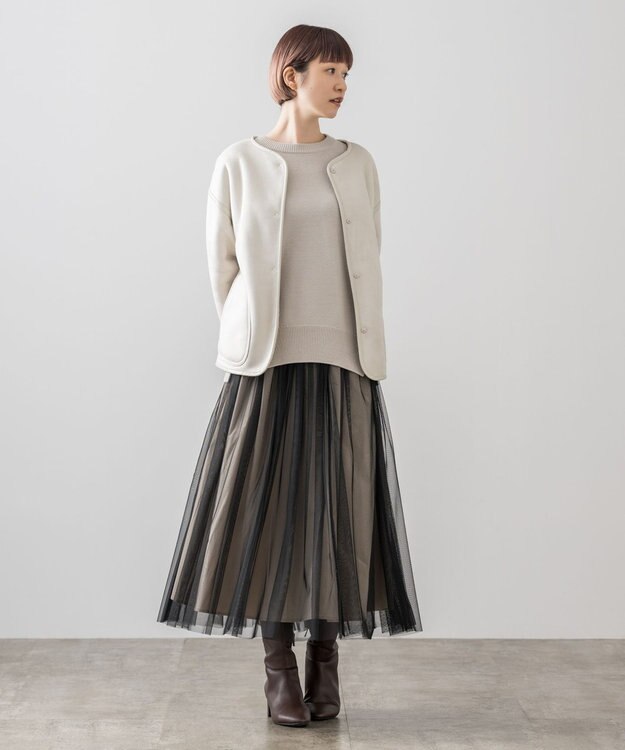 ONWARD Reuse Park 【any SiS】ジャケット秋冬 オフホワイト