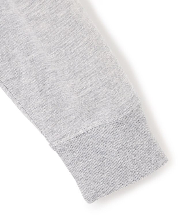 J.PRESS MEN 【KING SIZE】インレージャージー ロゴハーフジップスウェット ライトグレー系