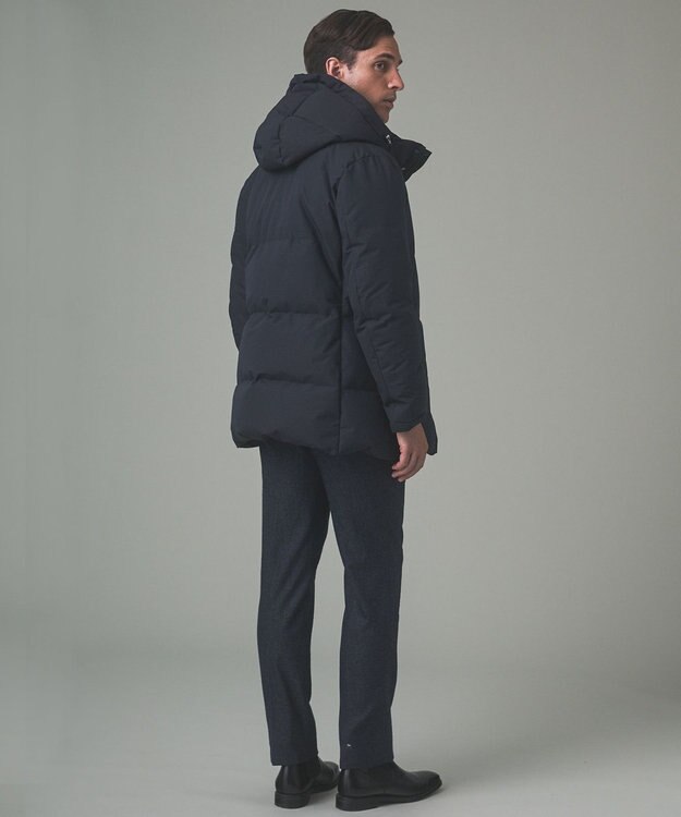 GOTAIRIKU 2年連続売上NO1【仕事で着られる】MINOTECH/ミノテック ドレス ダウンコート ネイビー系