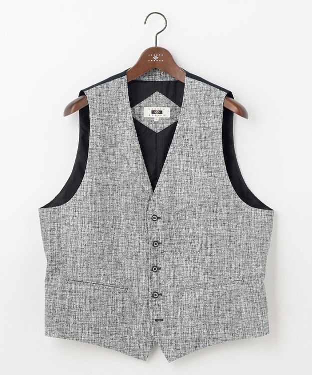 JOSEPH ABBOUD 【キングサイズ】ライトウェーブ ベスト ライトグレー系