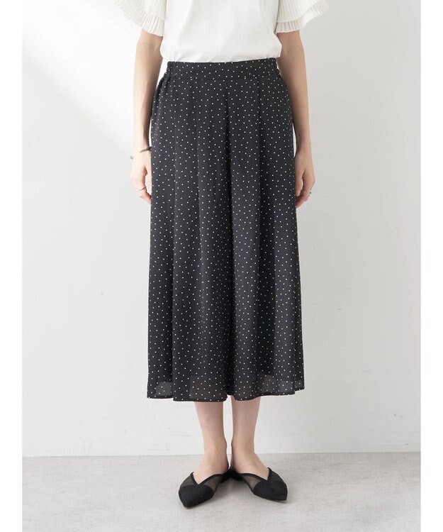 earth music&ecology 選べる丈スカーチョ Dot