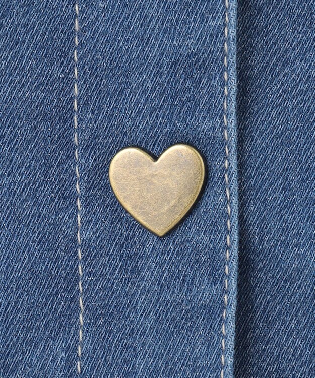 ANY KIDS デニム ミニ スカート インディゴ