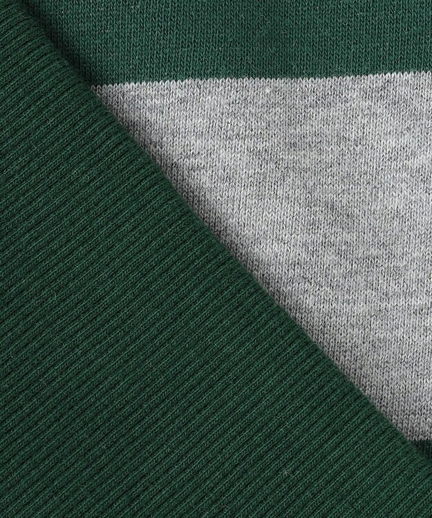 J.PRESS KIDS 【110-130cm】ボーダートレーナー グレー系1