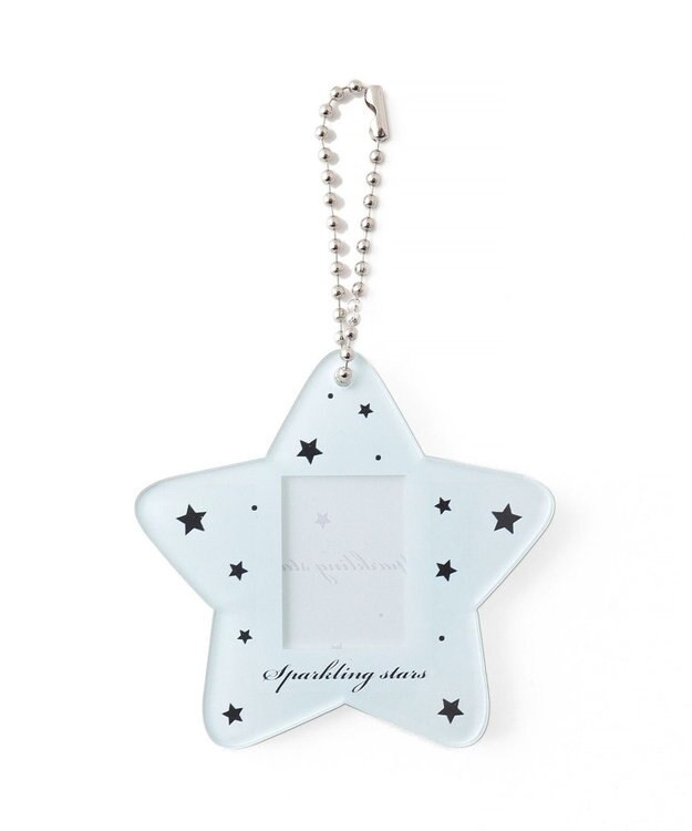 WEGO 【痛バ＆推し活グッズ】スターIDフォトケースキーホルダー サックス