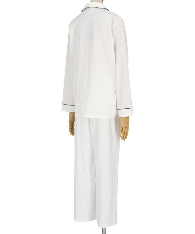 une nana cool 【綿100％】なめらかスムースパシャマ WH